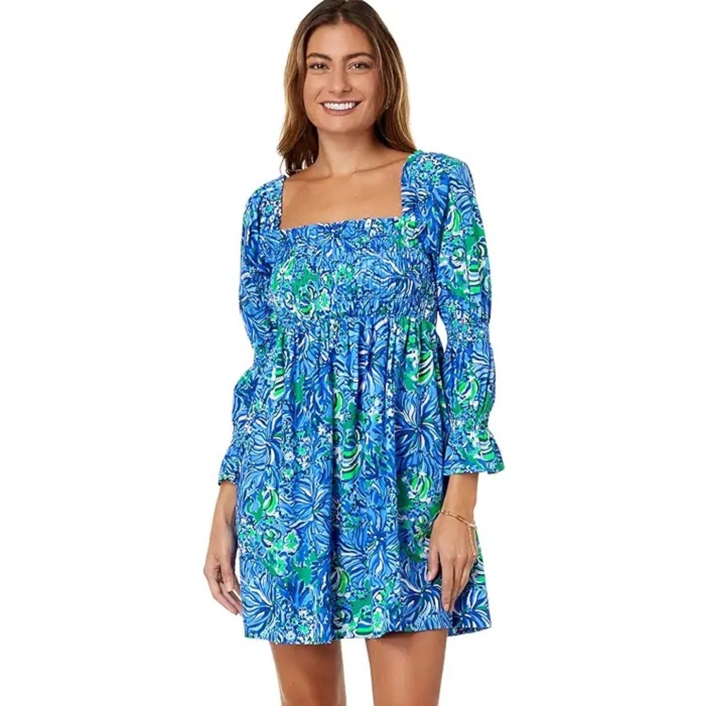 Lily Pulitzer NWT Beyonca Babydoll Dress LARGE